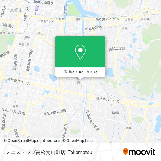 ミニストップ高松元山町店 map