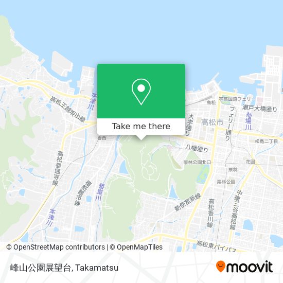 峰山公園展望台 map