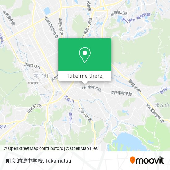 町立満濃中学校 map