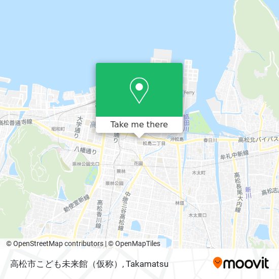 How To Get To 高松市こども未来館 仮称 In Takamatsu By Train Or Bus