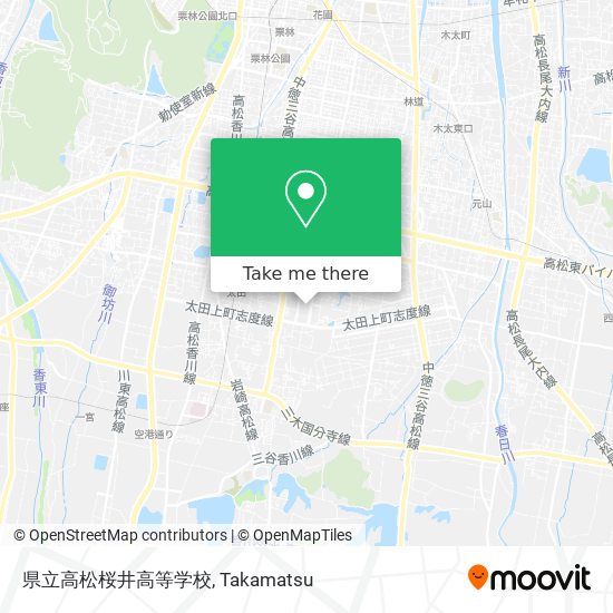県立高松桜井高等学校 map