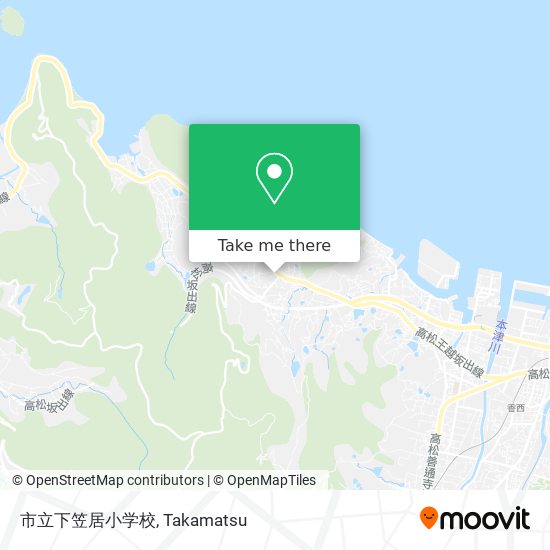 市立下笠居小学校 map