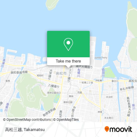 高松三越 map