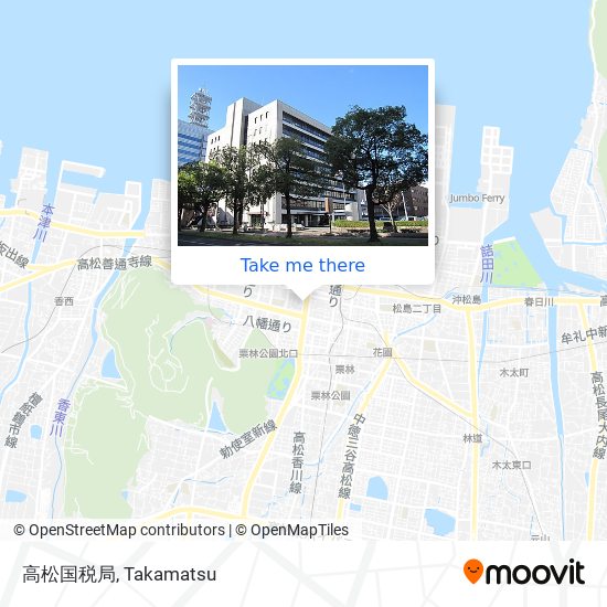 高松国税局 map