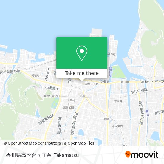 香川県高松合同庁舎 map
