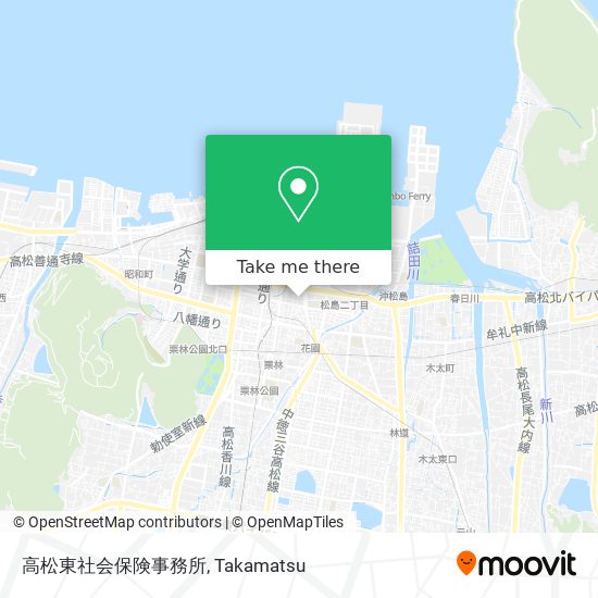 高松東社会保険事務所 map