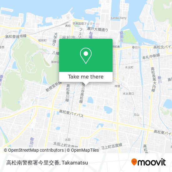 高松南警察署今里交番 map