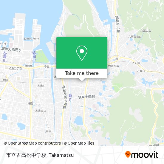 市立古高松中学校 map