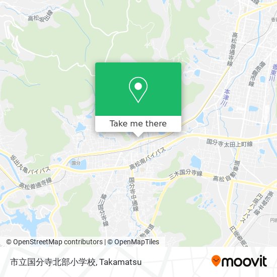 市立国分寺北部小学校 map