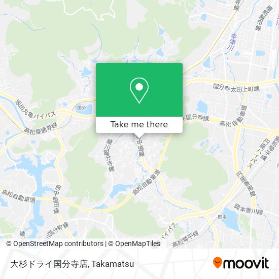 大杉ドライ国分寺店 map