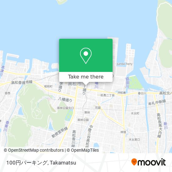 100円パーキング map