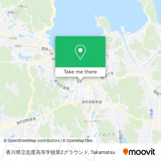 香川県立志度高等学校第2グラウンド map