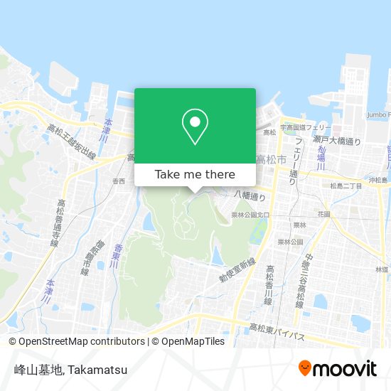 峰山墓地 map