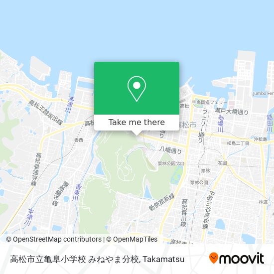 高松市立亀阜小学校 みねやま分校 map