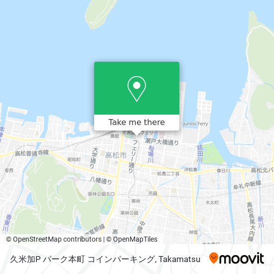 久米加P パーク本町 コインパーキング map