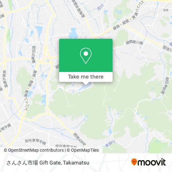 さんさん市場 Gift Gate map