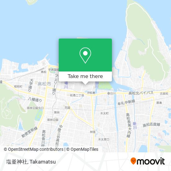 塩釜神社 map