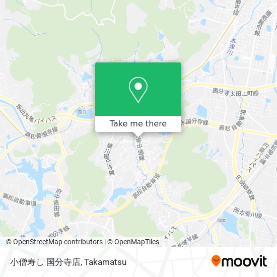 小僧寿し 国分寺店 map