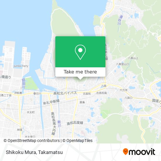 Shikoku Mura map