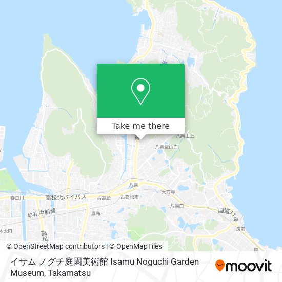 イサム ノグチ庭園美術館 Isamu Noguchi Garden Museum map