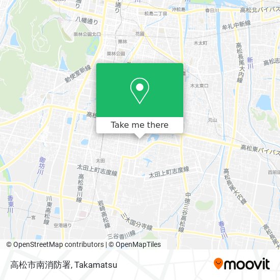高松市南消防署 map