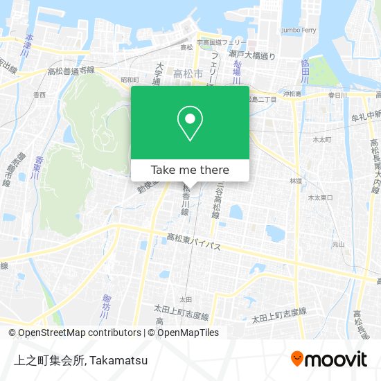上之町集会所 map