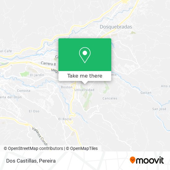 Mapa de Dos Castillas