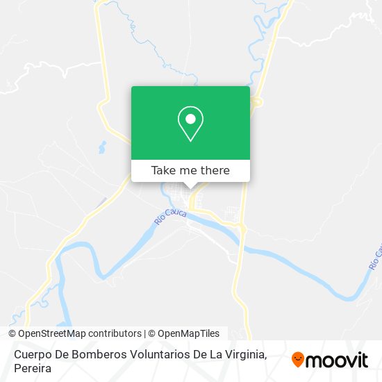 Cuerpo De Bomberos Voluntarios De La Virginia map