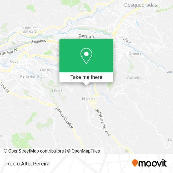 Rocio Alto map