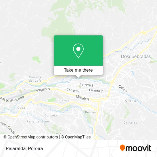 Risaralda map