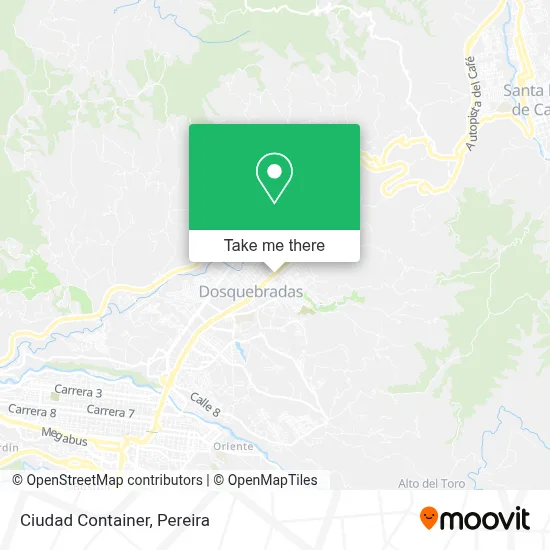 Ciudad Container map