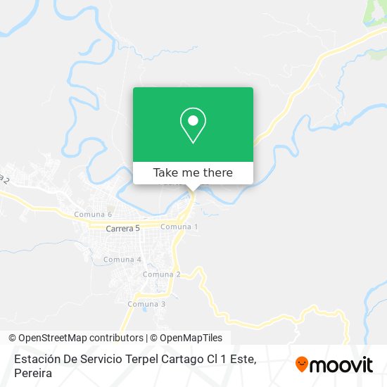 Estación De Servicio Terpel Cartago Cl 1 Este map