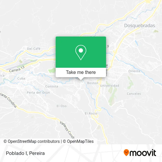 Mapa de Poblado I