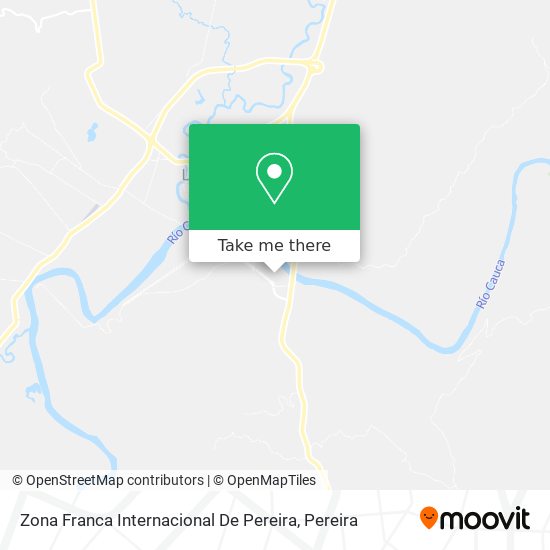 Zona Franca Internacional De Pereira map