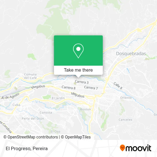 El Progreso map
