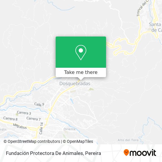 Fundación Protectora De Animales map