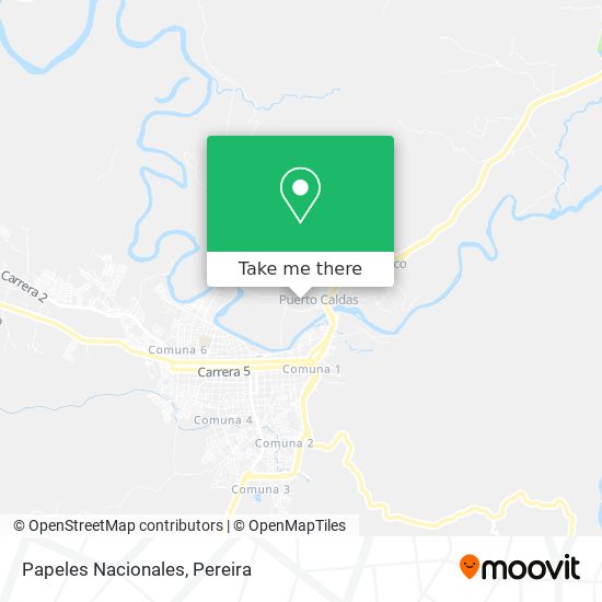 Papeles Nacionales map