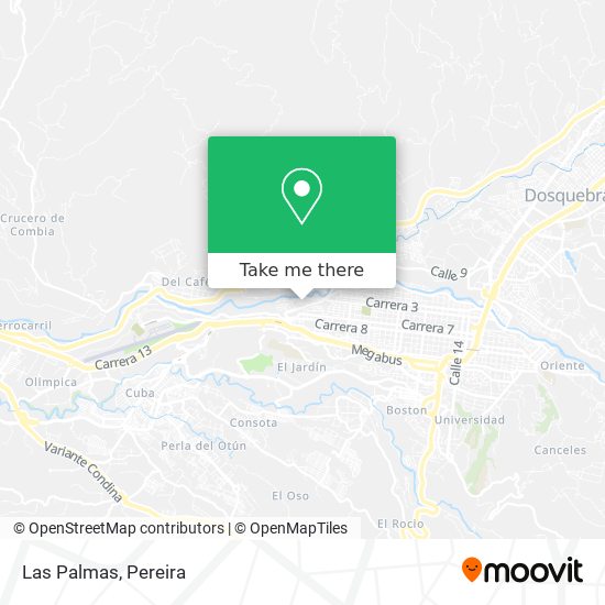 Mapa de Las Palmas