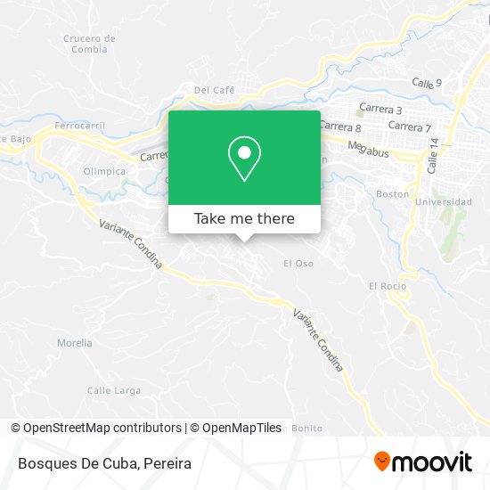 Mapa de Bosques De Cuba