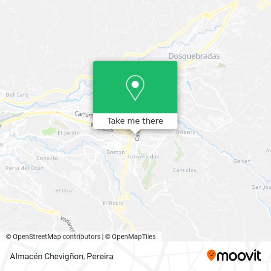 Almacén Chevigñon map