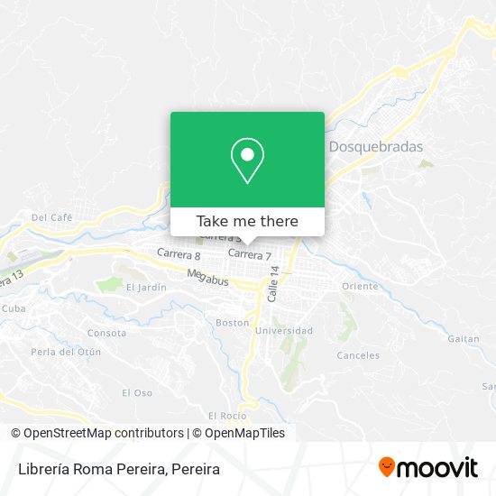 Librería Roma Pereira map