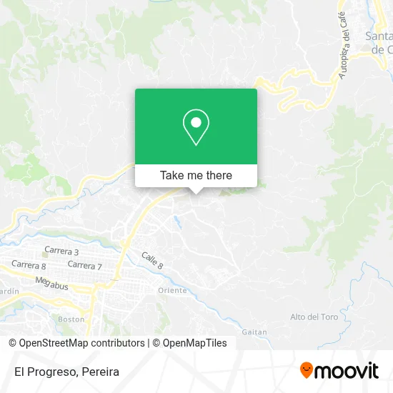 El Progreso map