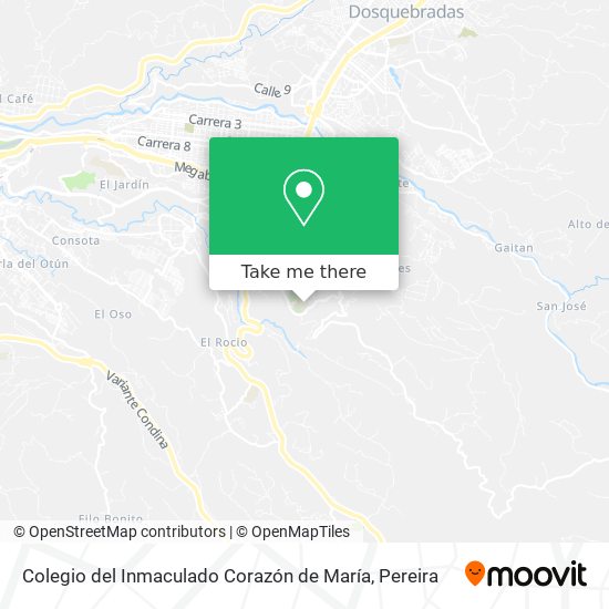 Colegio del Inmaculado Corazón de María map