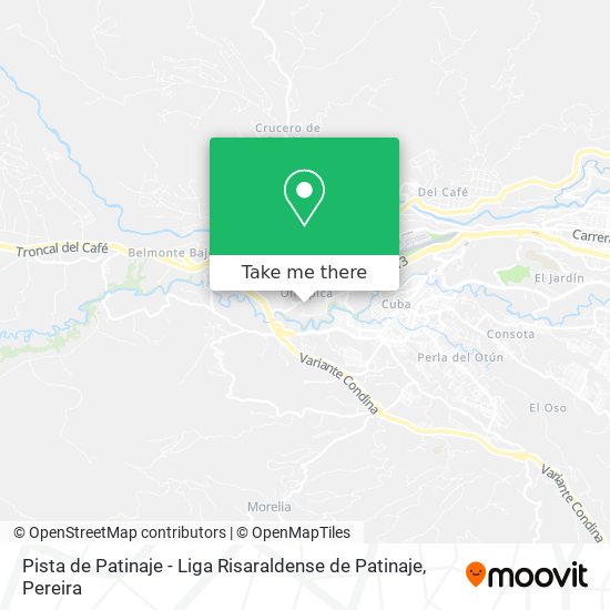 Mapa de Pista de Patinaje - Liga Risaraldense de Patinaje
