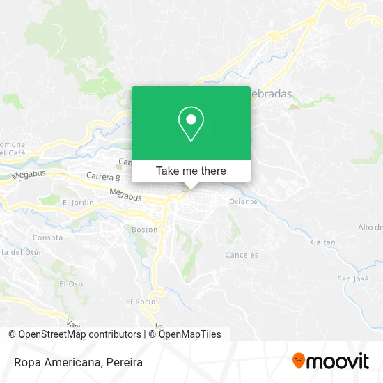 Ropa Americana map