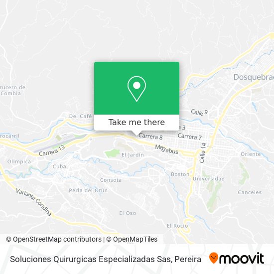 Mapa de Soluciones Quirurgicas Especializadas Sas