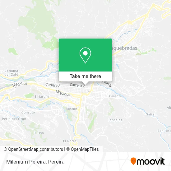 Milenium Pereira map