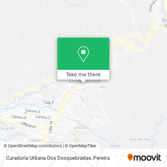 Mapa de Curaduria Urbana Dos Dosquebradas
