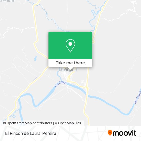 El Rincón de Laura map