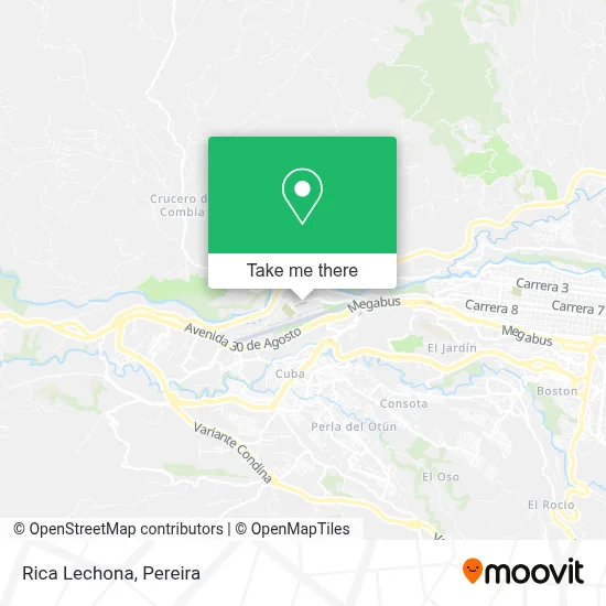 Rica Lechona map